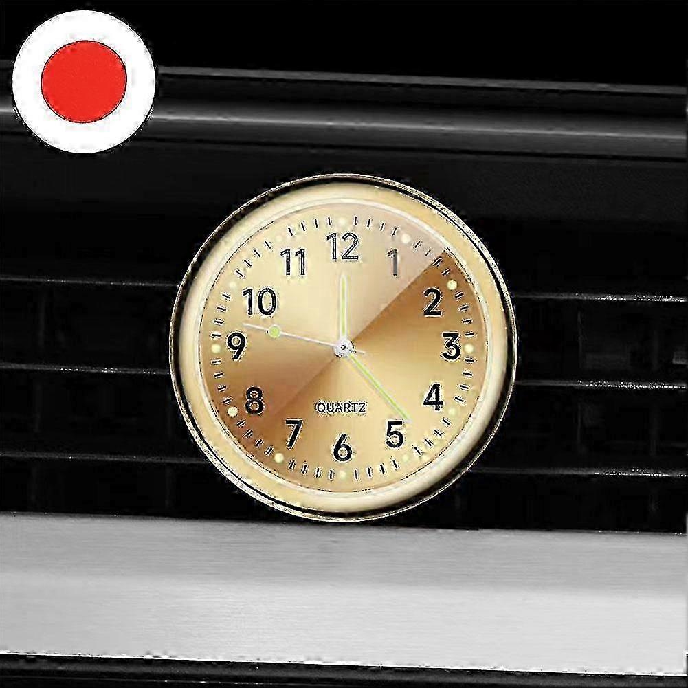 Mini Watch Car Quartz Clock Electronic Clock Waterproof Car Dashboard Clock
