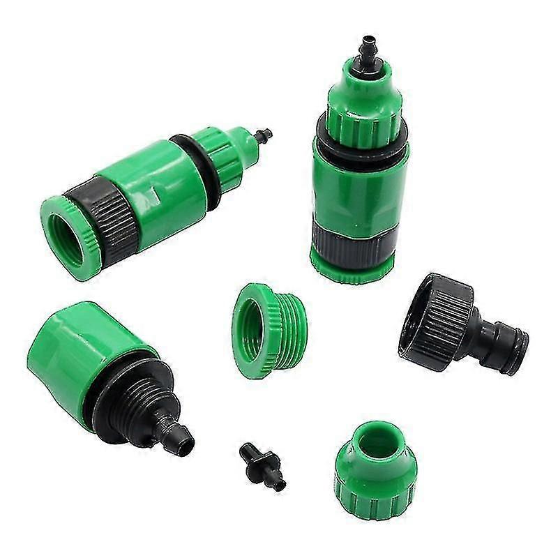 1/2\" To 3/4\" Female Thread Quick Connector Irrigation Pipe Fitting Hose
