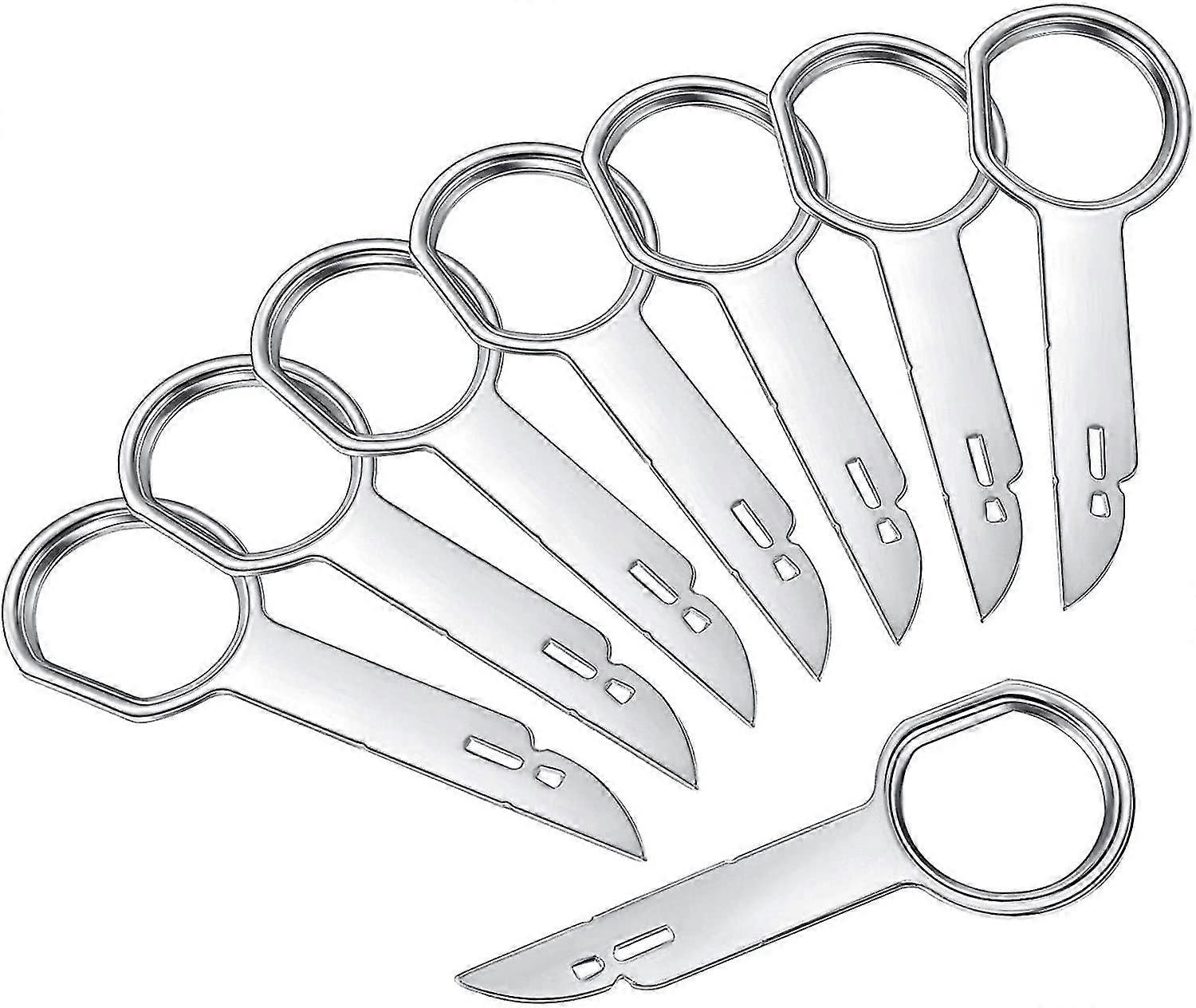 8 Pieces Radio Removal Tool Key Tool With Easy Grip Handles Compatible With Ford, Mercedes