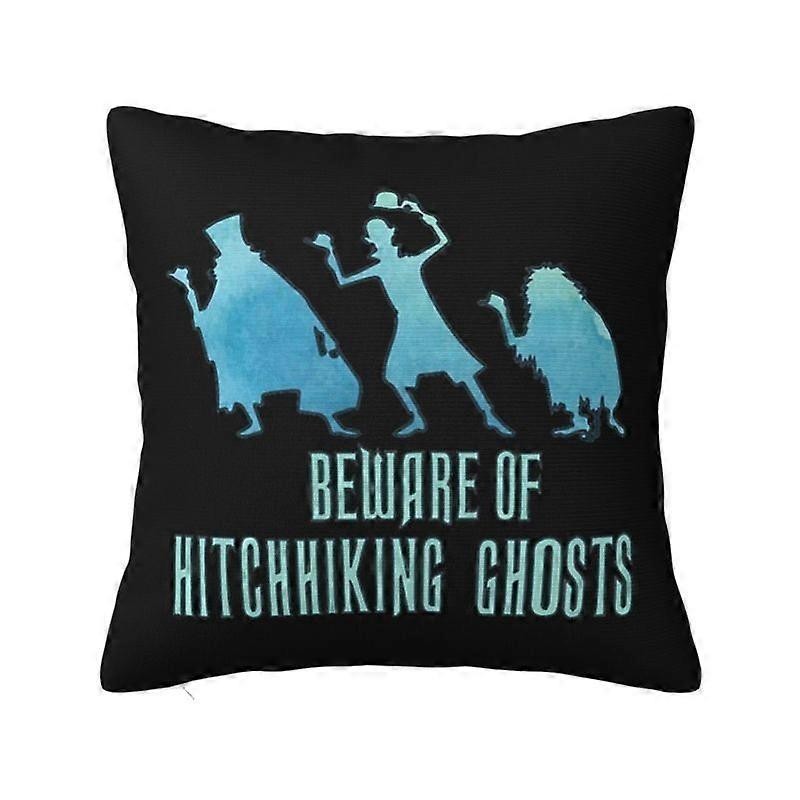 c467カスタムホーンテッドマンションクッションカバー45x45cmソファカーシートリビングルームデコレーション枕カバーkjs467用ソフトポリエステルスロー枕カバー