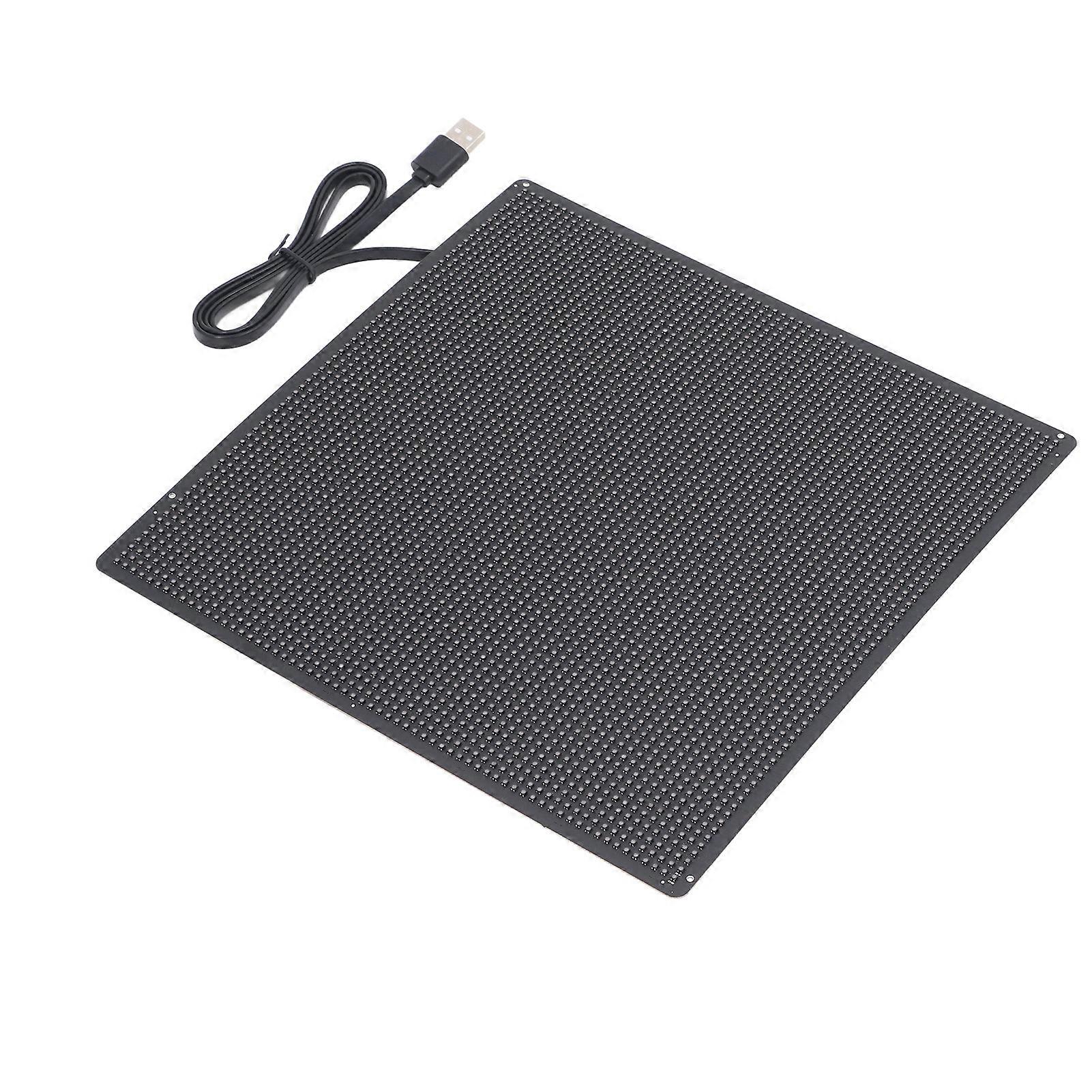 LED Advertising Sign Wireless Transmission Programmable Scrolling Panel 64x64 Resolution 5V USB Powered 