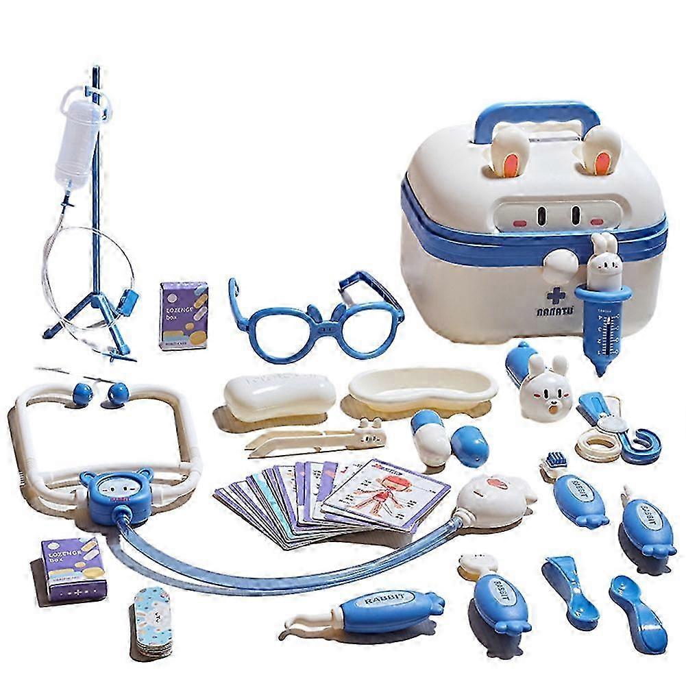Lasten lääkintätyökalut leikkimökkisetti kannettava roolipeli lelu lapsille lapset pojat tytöt