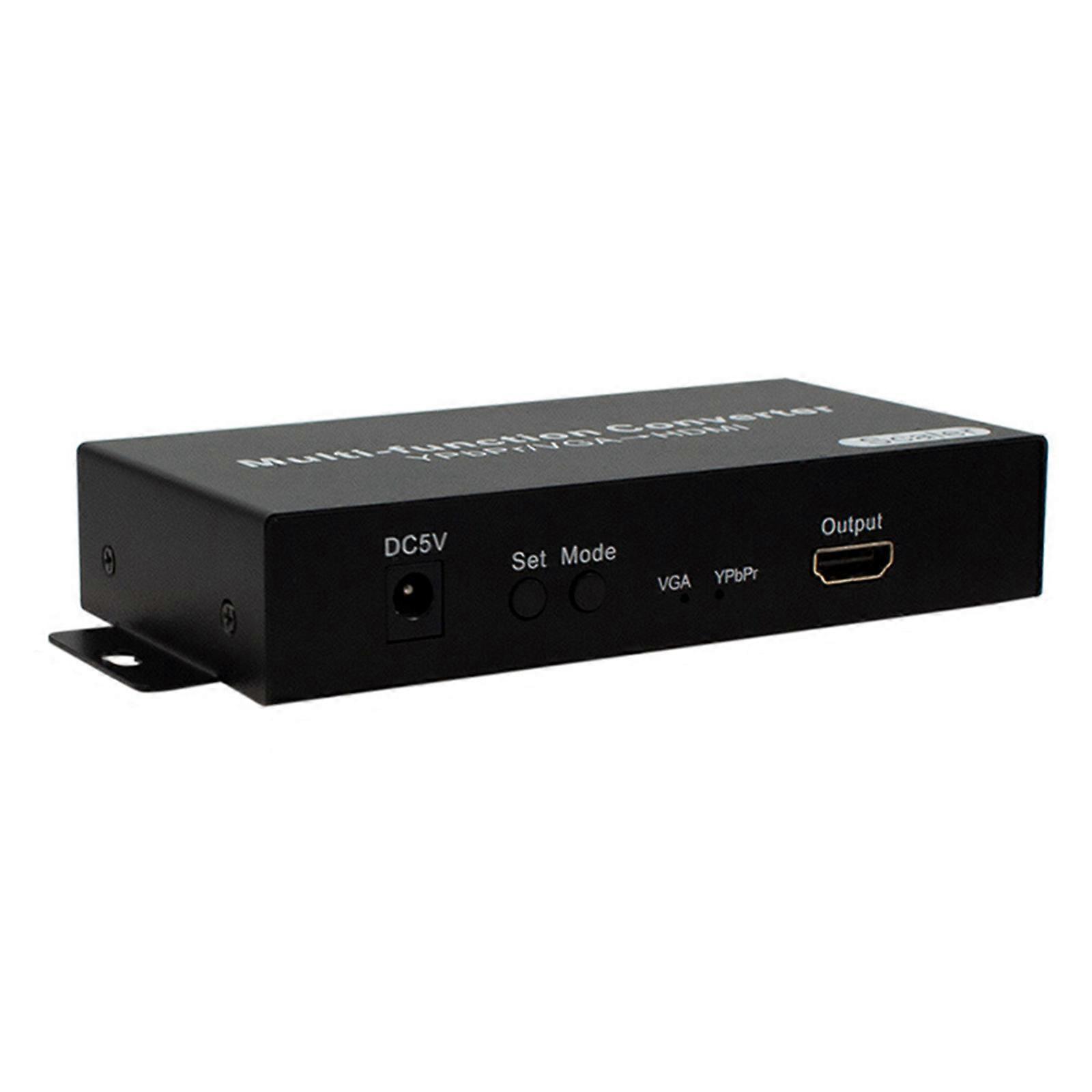 High Performances Double Signal Inputs YPbPr/VGA to HDTV Port Converter LED Light & Multiple Resolution Support Multicolor