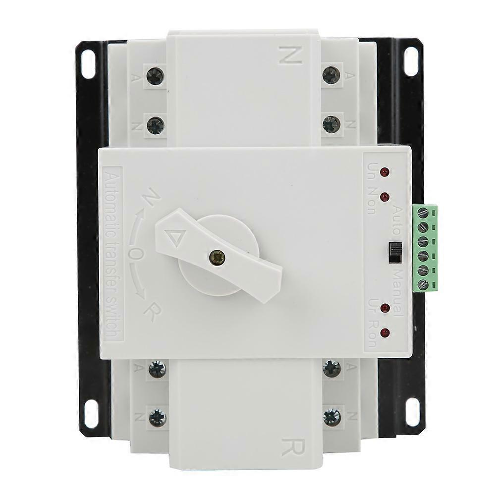 2P 10A 220V Dual Power Automatic Transfer Switch for Household Industry Use