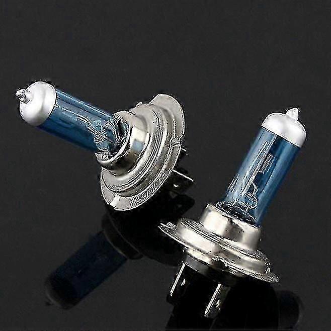 2pc H7 6000k Xenon Gas Halogen Headlight White Light Lamp Bulbs 100w 12v