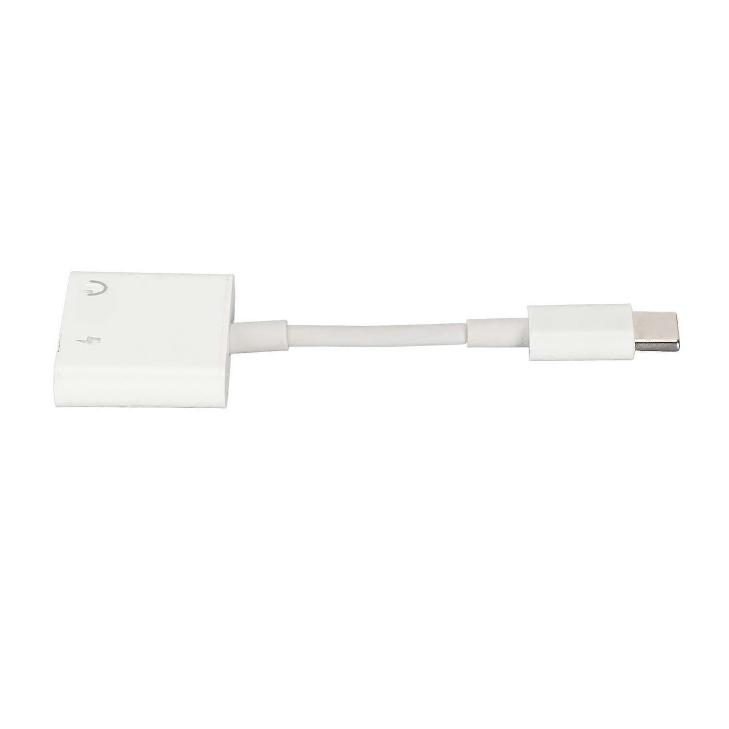 USB Type C to 3.5mm Sound Adapter 60W Fast Charge HiFi 7.1 Channel Surround Sound USB C Sound Jack E