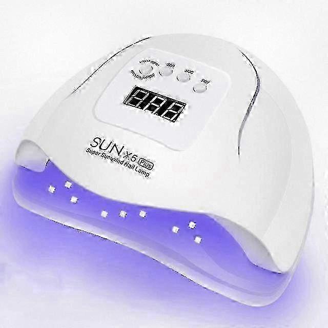 360W UV LED nail lamp with 57 lights, 4 timer settings, motion sensor, memory function, removable design for gel polish, home and salon use