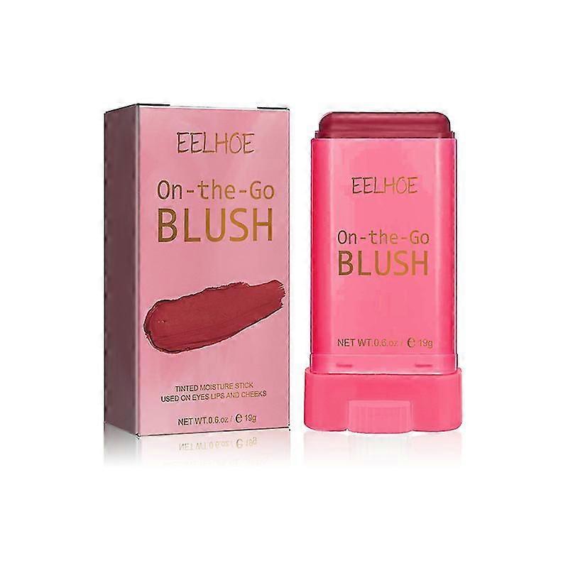 EELHOE أحمر الخدود عصا 2 ألوان للماء الوجه أحمر الخدود كريم الخد الطبيعي