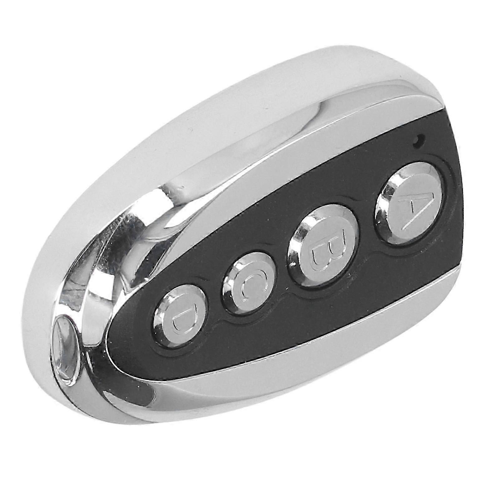 Garage Door Remote Control Opener 433MHz 4 Buttons Anti Theft with Key Chain for Curtain Doors Security System