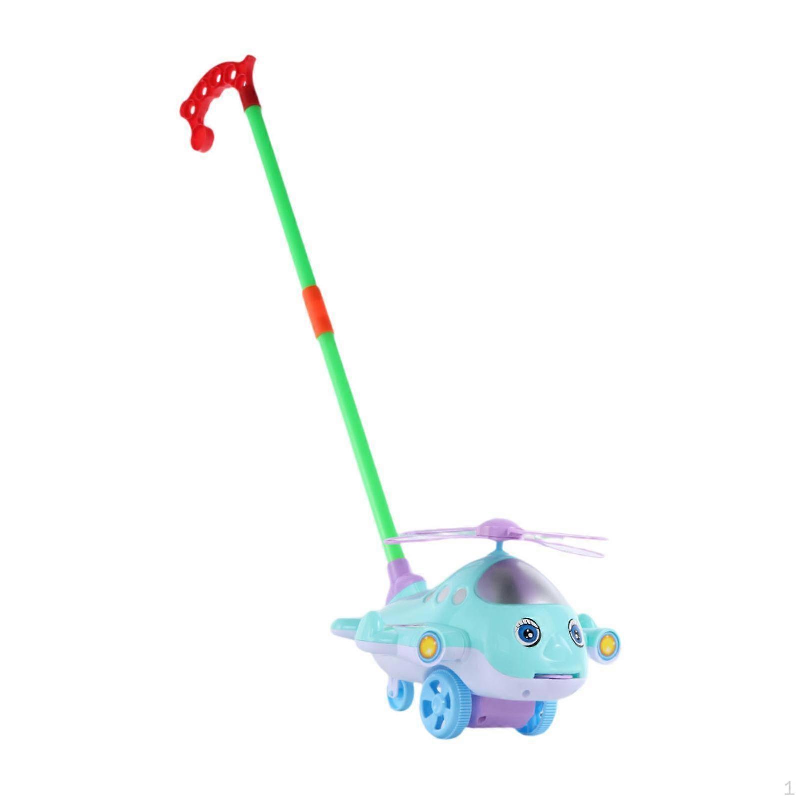 Airplane Trolley Push Along Toy for Skill Development in Kids 1-3 Years