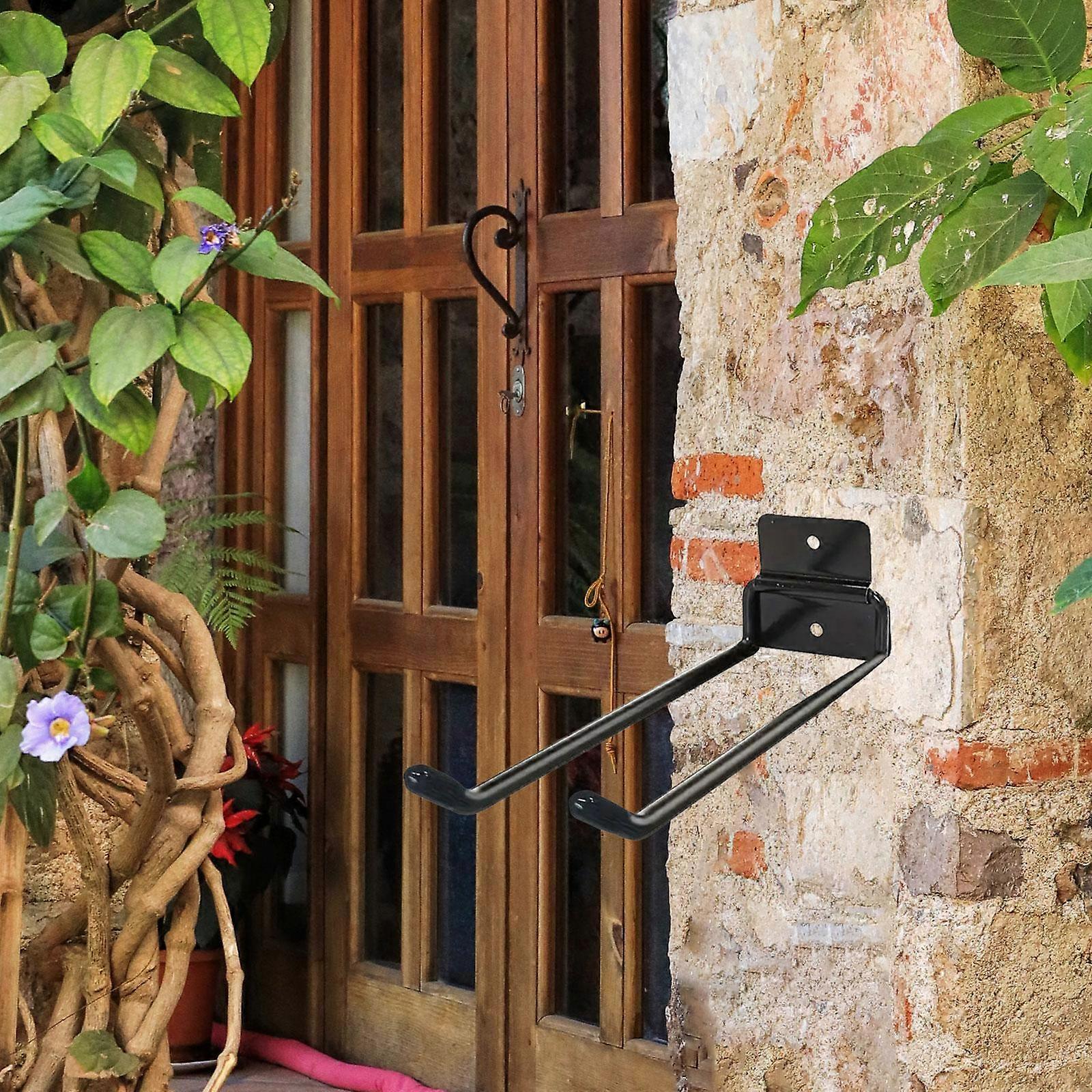 Broom Holder And Tool Organizer with Wall Mount Feature