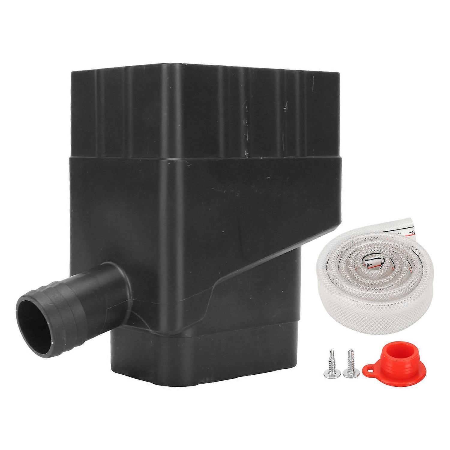 Rainwater Collection System Standard Downspout Water Diverter Connector System with 40 Inch Hose for