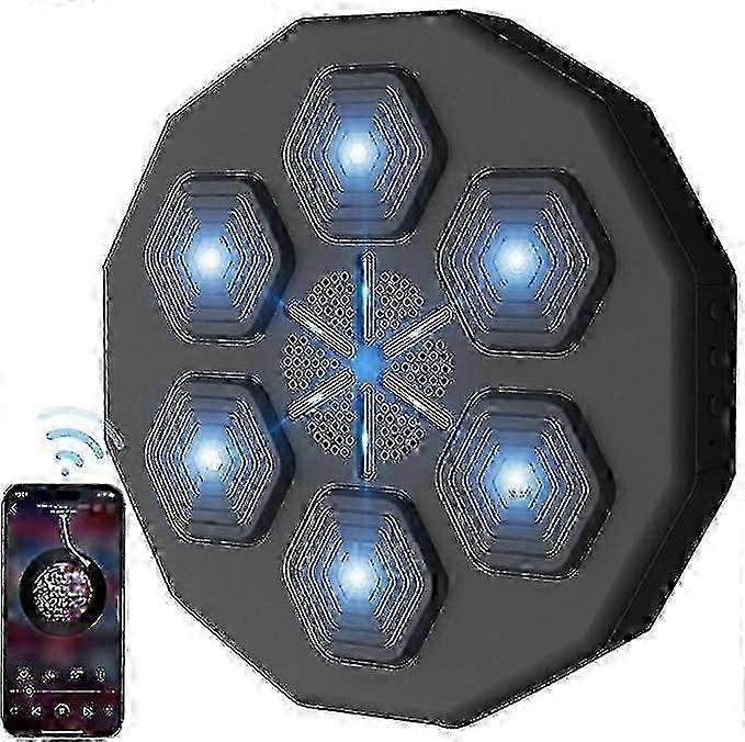 Bluetooth Wall-Mounted Boxing Training Machine with Reactive Punch Target for Indoor Exercise