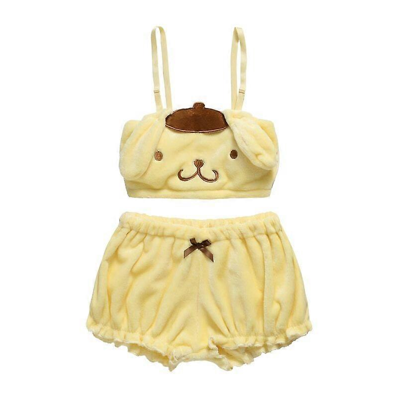 Pom Pom Purin Top Shorts Women's Underwear Set Pajamas Costume suit christmas