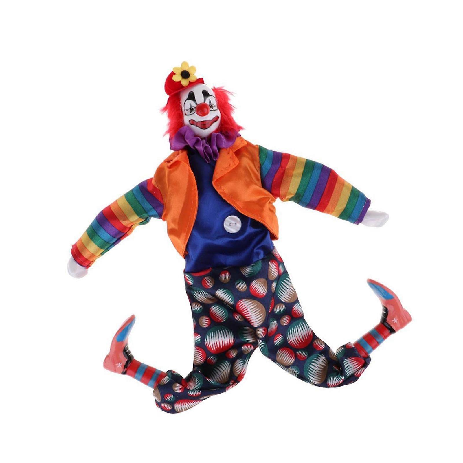 Ceramic Molded Figurine Showcasing Absurdly Extended Legs And Mysterious Smiling Expression Multicolor