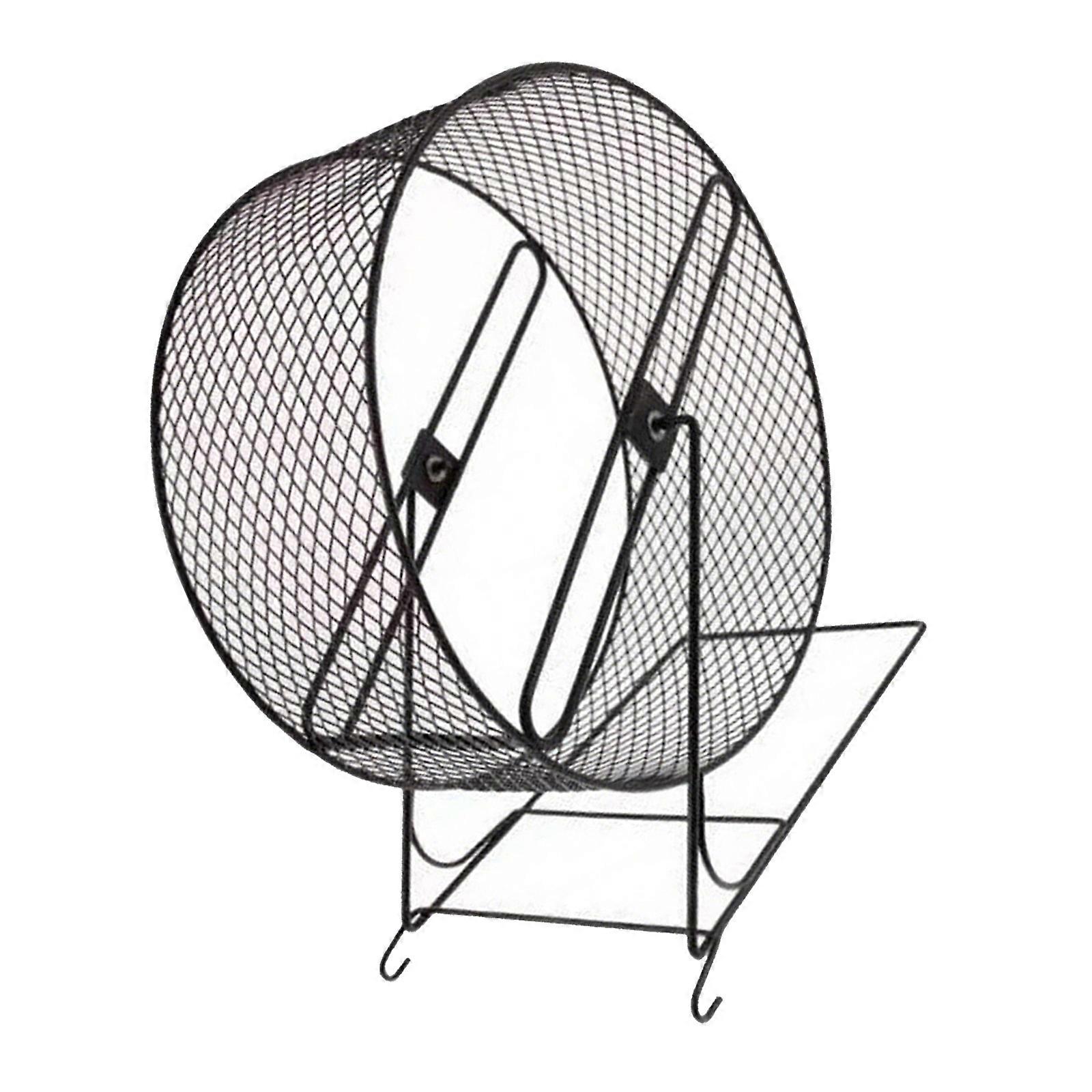 Calm Small Pet Running Wheel Iron Building For Hamsters Squirrels Unguis Crushing And Exercise Multicolor