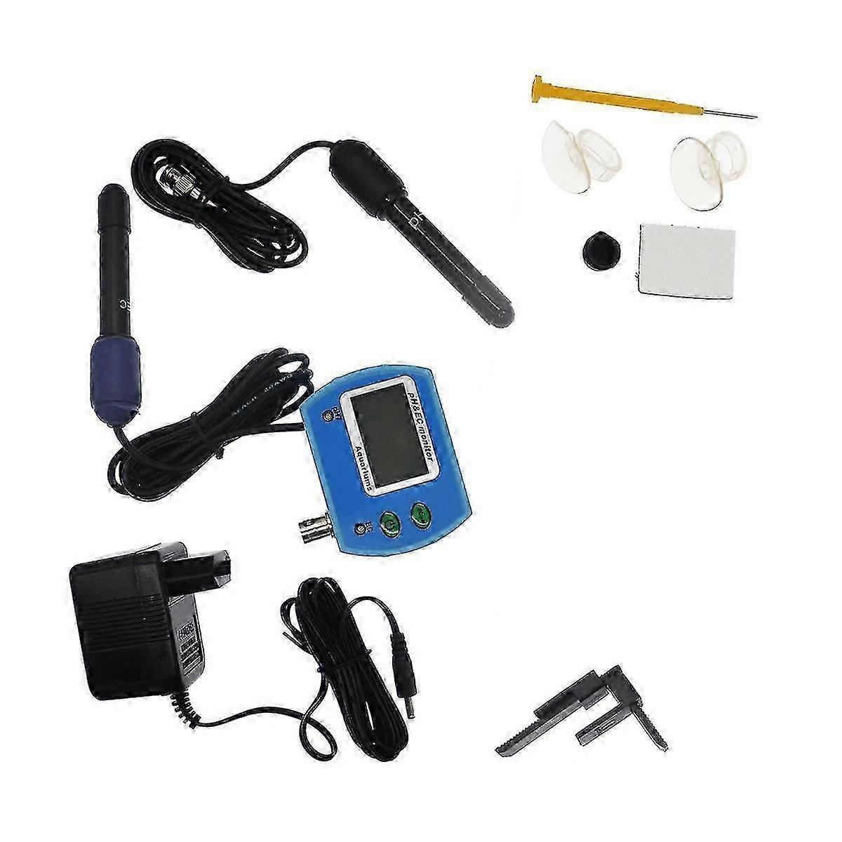 2 In 1 Ph / Ec Meter Water Quality Tester Multi-parameter Water Quality Monitor Acidometer For Aqua