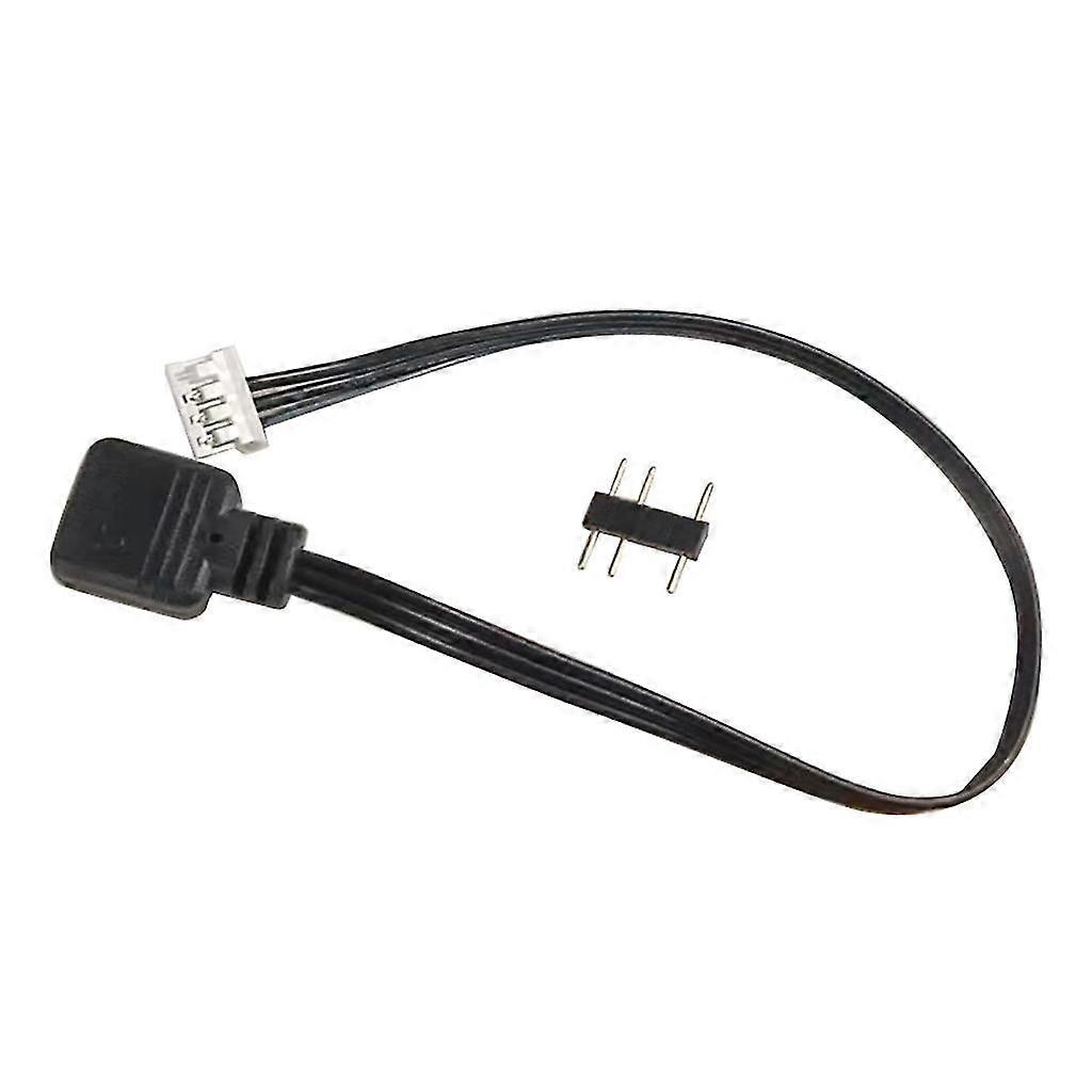 5V 3pin Argb التوصيل إلى 4pin 6pin مروحة تحكم كابل محول ل Coolmoon