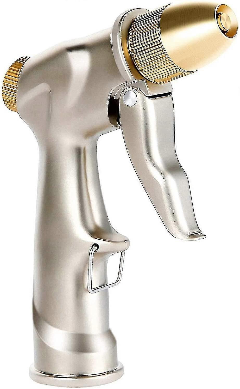 فوهة خرطوم الحديقة ، بخاخ فوهة المياه المعدنية الثقيلة مع فوهة نحاسية كاملة هاو