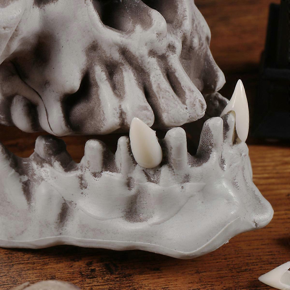 Halloween Vampire Fangs Resin Fake Teeth for Fun Use 3Pairs Package