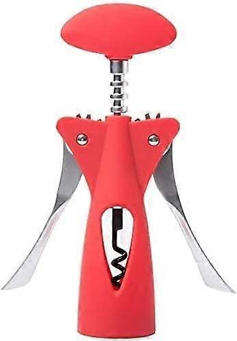 Wine Bottle Opener Corkscrew with Beer Cap Remover, Handheld Kitchen Tool for Home Use