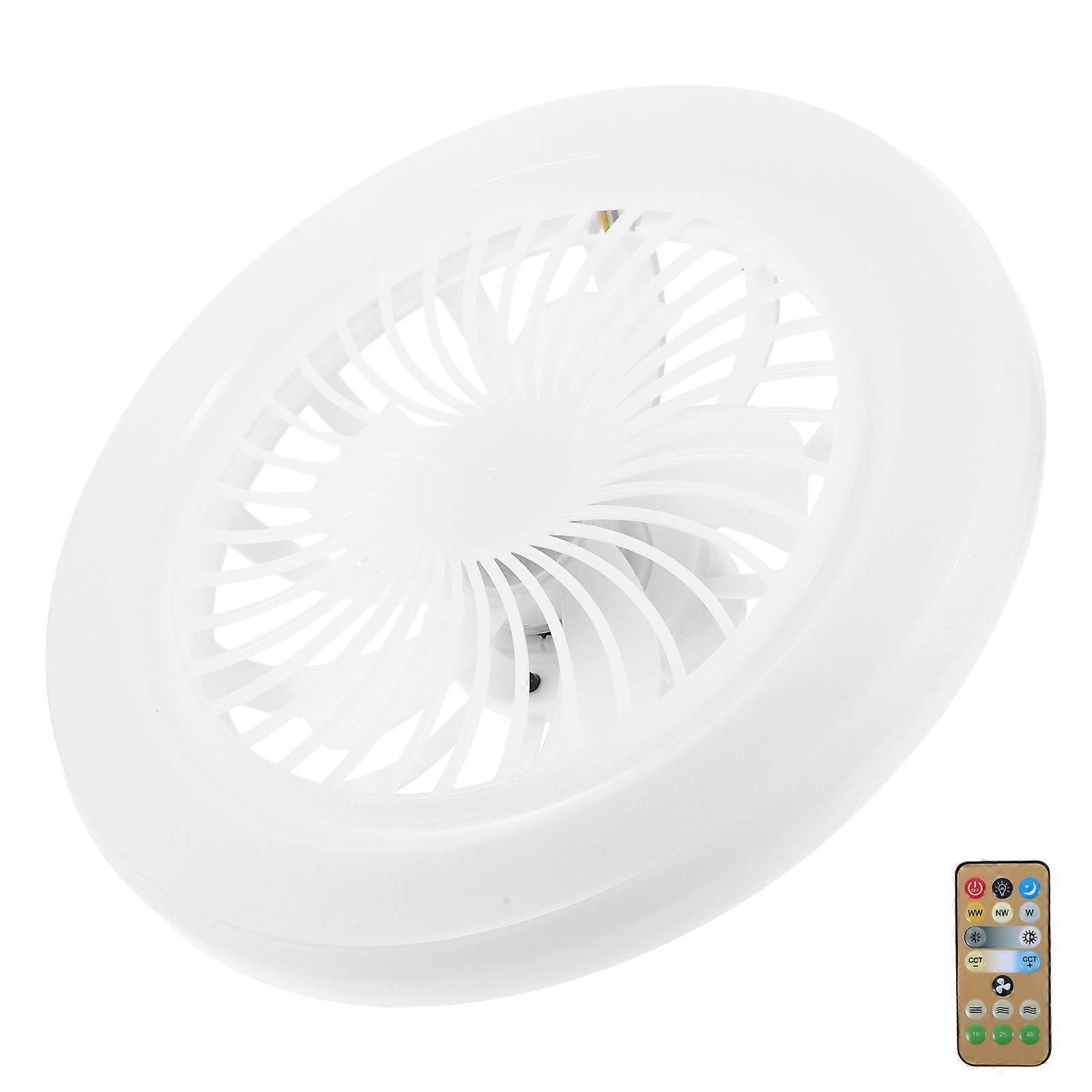 White LED Light Bulb with Remote Control Adjustable Brightness for Home Use Quiet Operation 30W