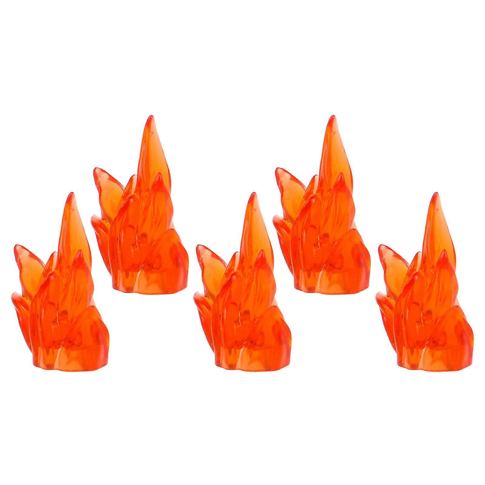 Figure for Action Figure Fire Effects 5Pcs Building Blocks Set
