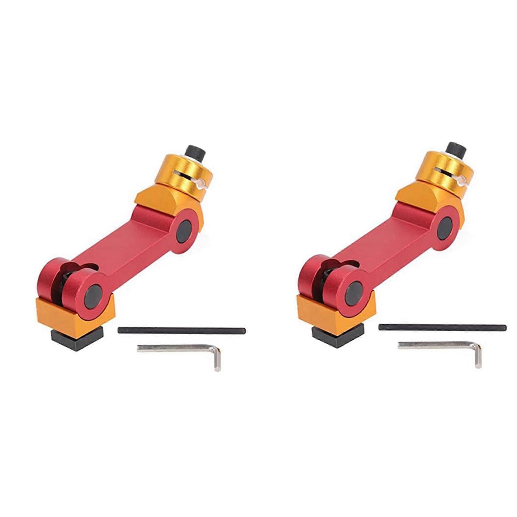2X Adjustable Milling Vise Stop, CNC Mill Work Stop Part Locator Milling Machine Positioner, Work Stop Tool Part