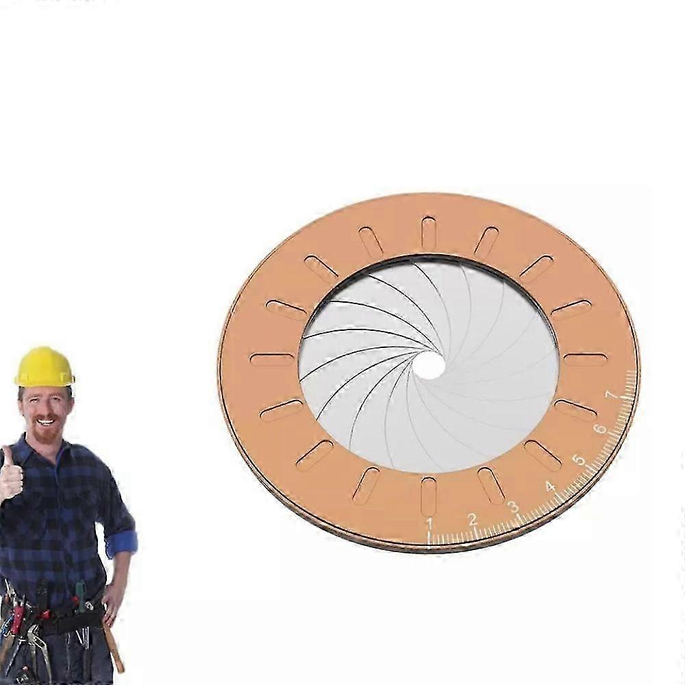 Precision Adjustable Metal Circle Drawing Tool, Round Pipe Measuring Tool