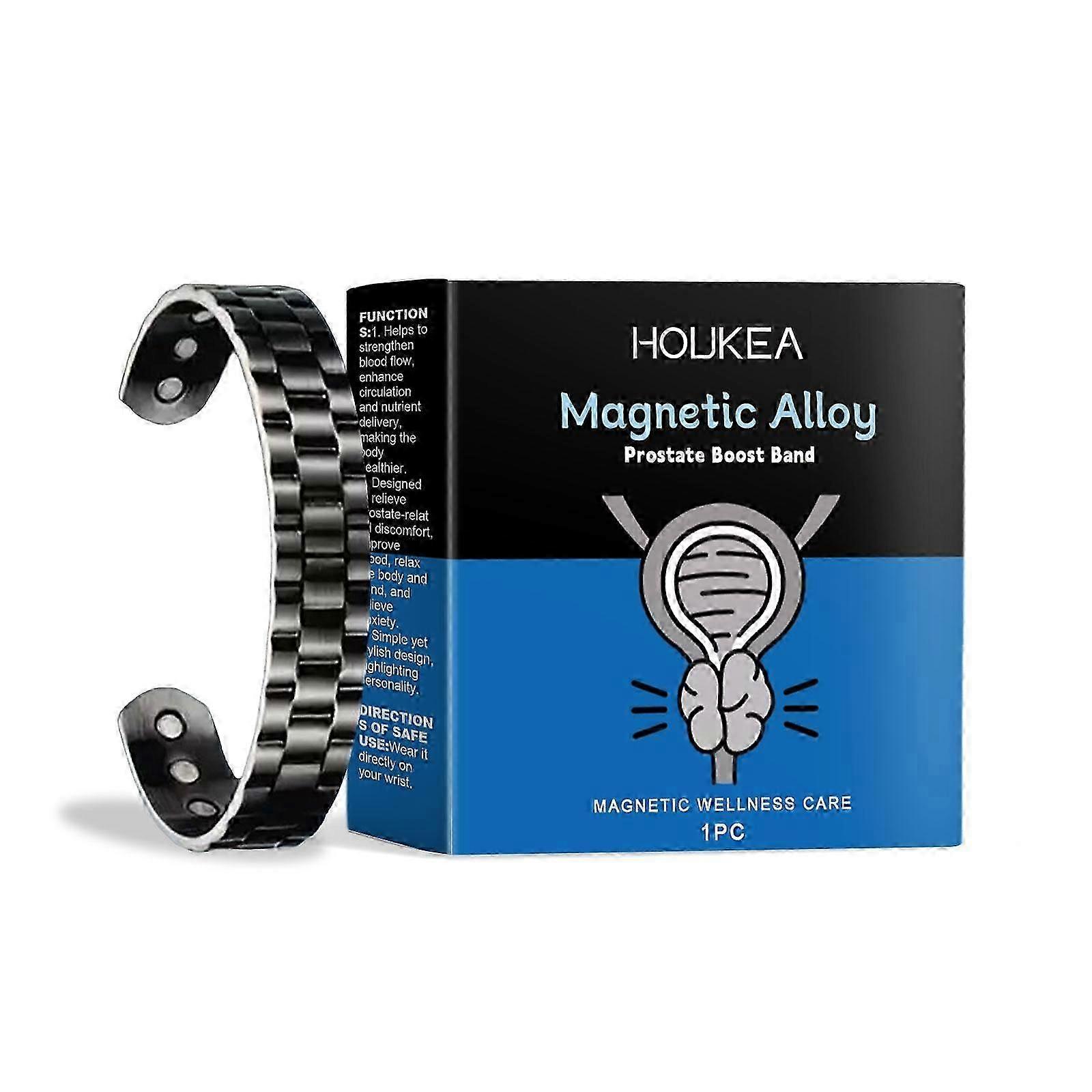 prostate care bracelets contain alloys and magnets