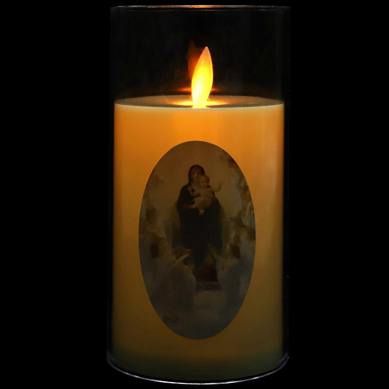 Decorative Candle Light Flickering Candle Light Multi Plastic For 1Set