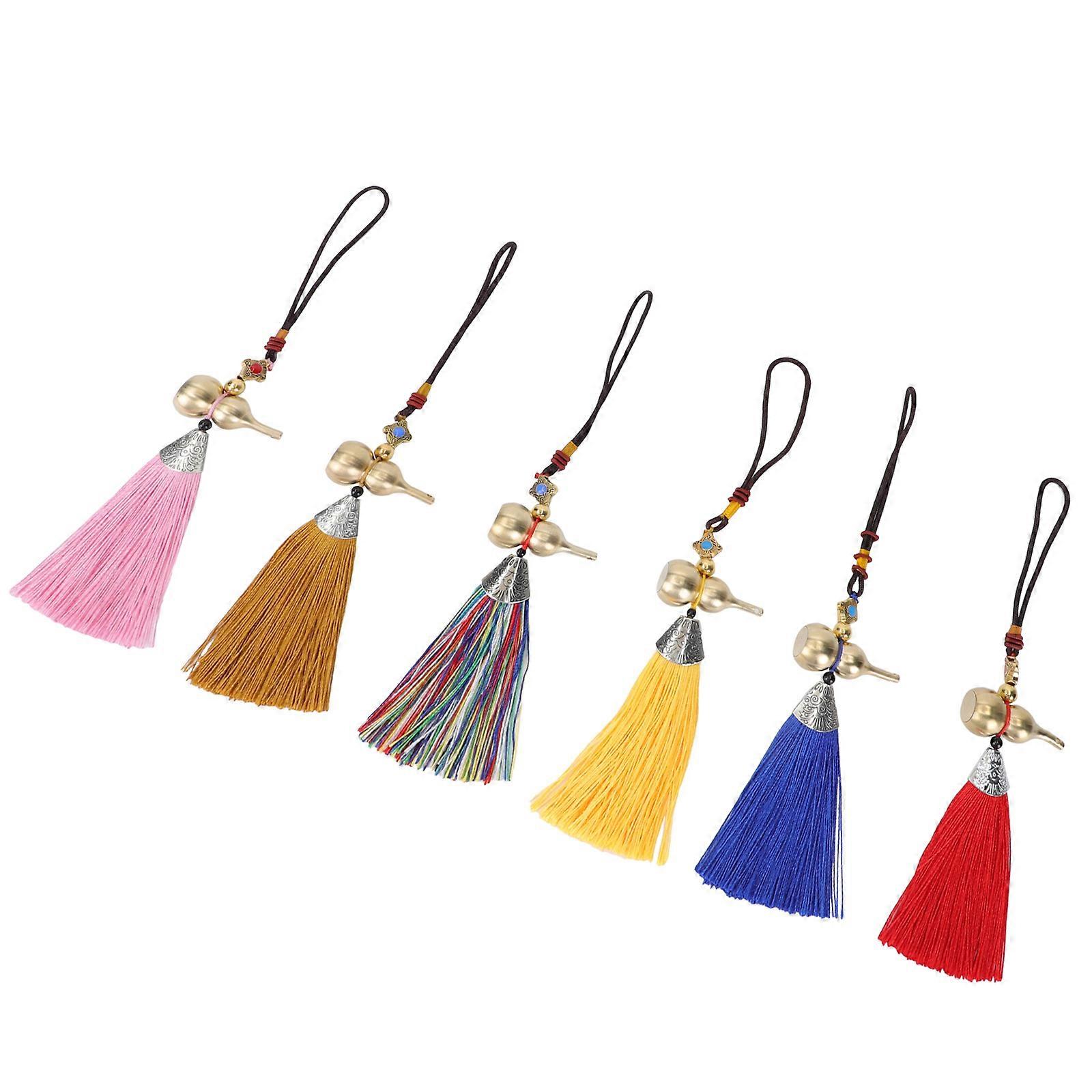 Copper Gourd Tassel Pendant for Decor 42Pcs Assorted Color Bundle