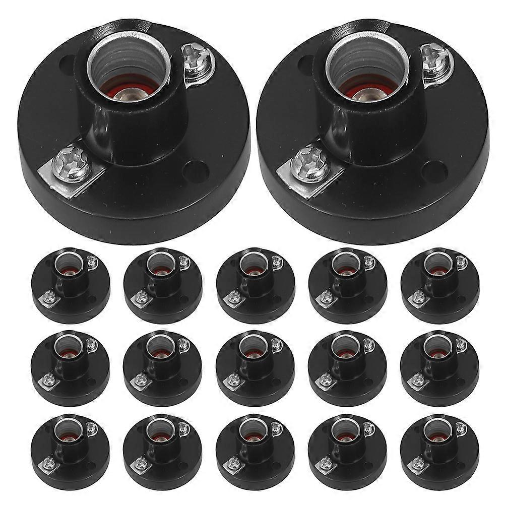 Electrical Test Bulb Holder for Circuit Use 20Pcs Screw Lamp Socket
