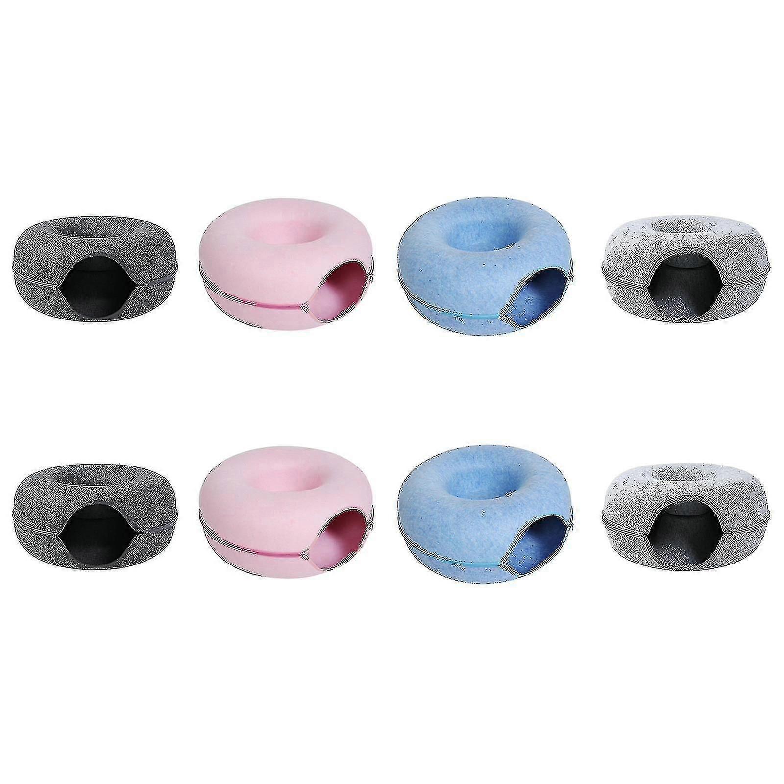 Peekaboo Cat Cave Tunnel/cat Nest, Round Felt Pet Nest, Cat Tunnel Nest, Felt Cat Bed/cat Felt Tunnel Toy,large Indoor Cat Condo And Cat Cave