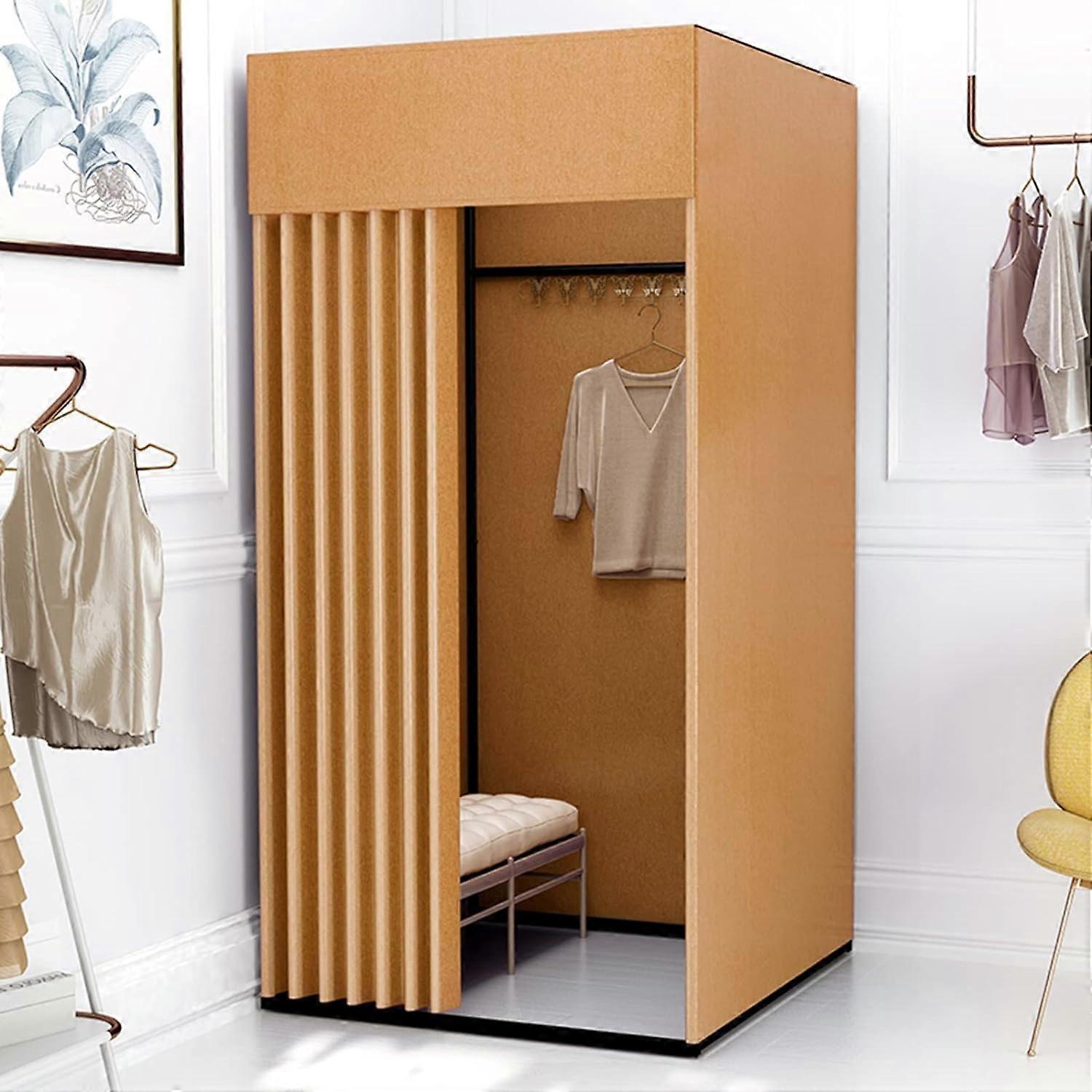 Portable Changing Room with Privacy Curtain, Large Fitting Room for Events, Easy Assembly, 200x80x80cm