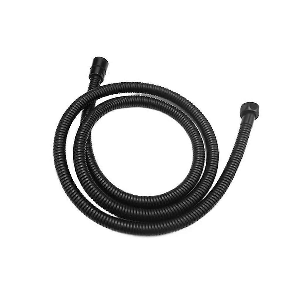 Pressure Handheld Shower Head Set with Hose, Adjustable Wall Mounted Rod, Black 2pcs