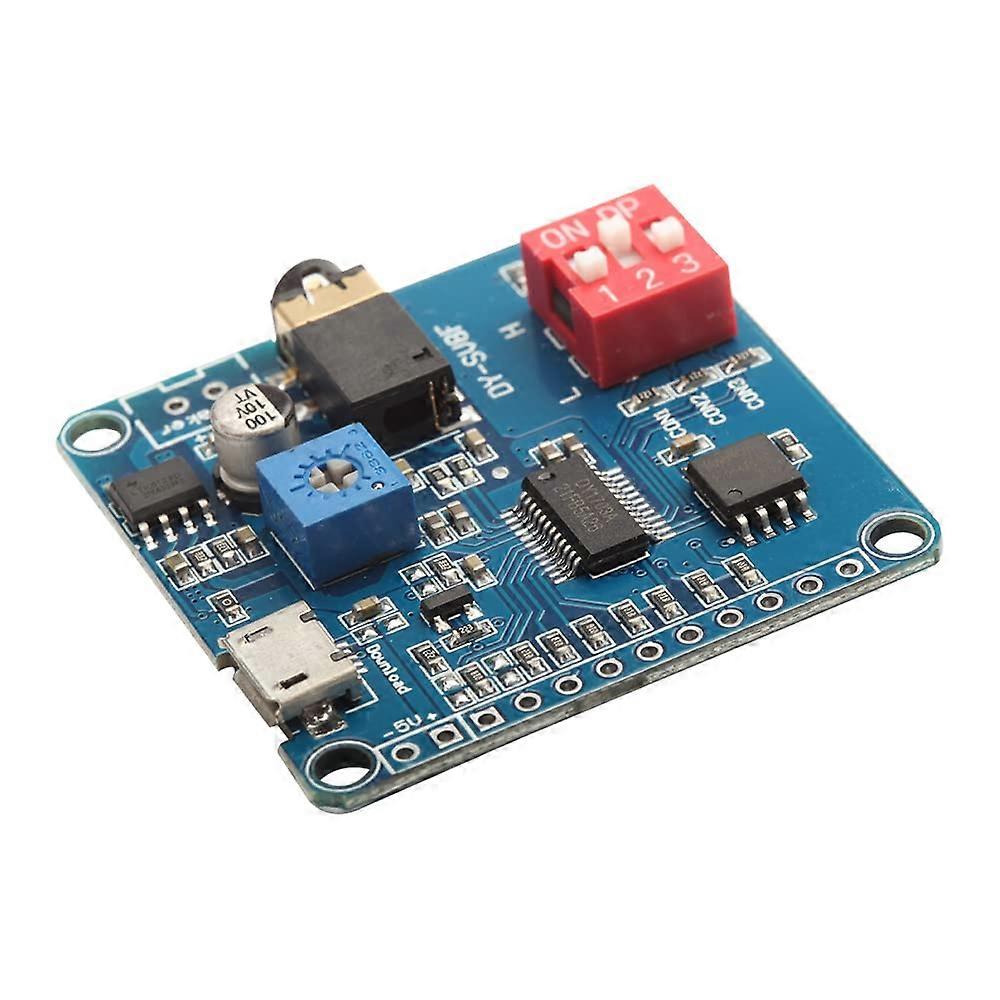DYSV8F Voice Playback Module For MP3 Music Player Board, Compact PCB Module, Embedded MP3 Player Support