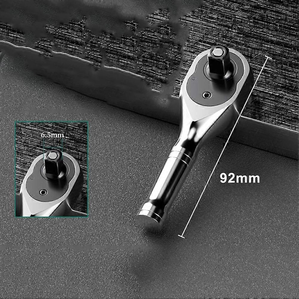 Short Handle Compact 72 Teeth Ratchet Wrench for Efficient Operation