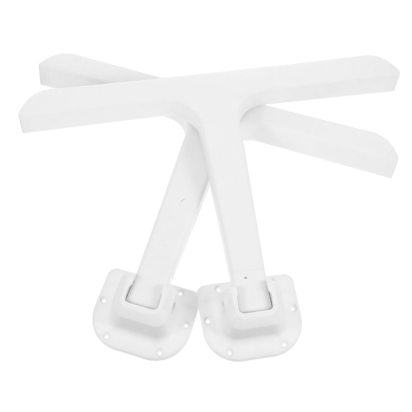 2pcs Heavy Duty Folding Table Legs Space Saving Foldable Desk Supports for Camping and Coffee Tables