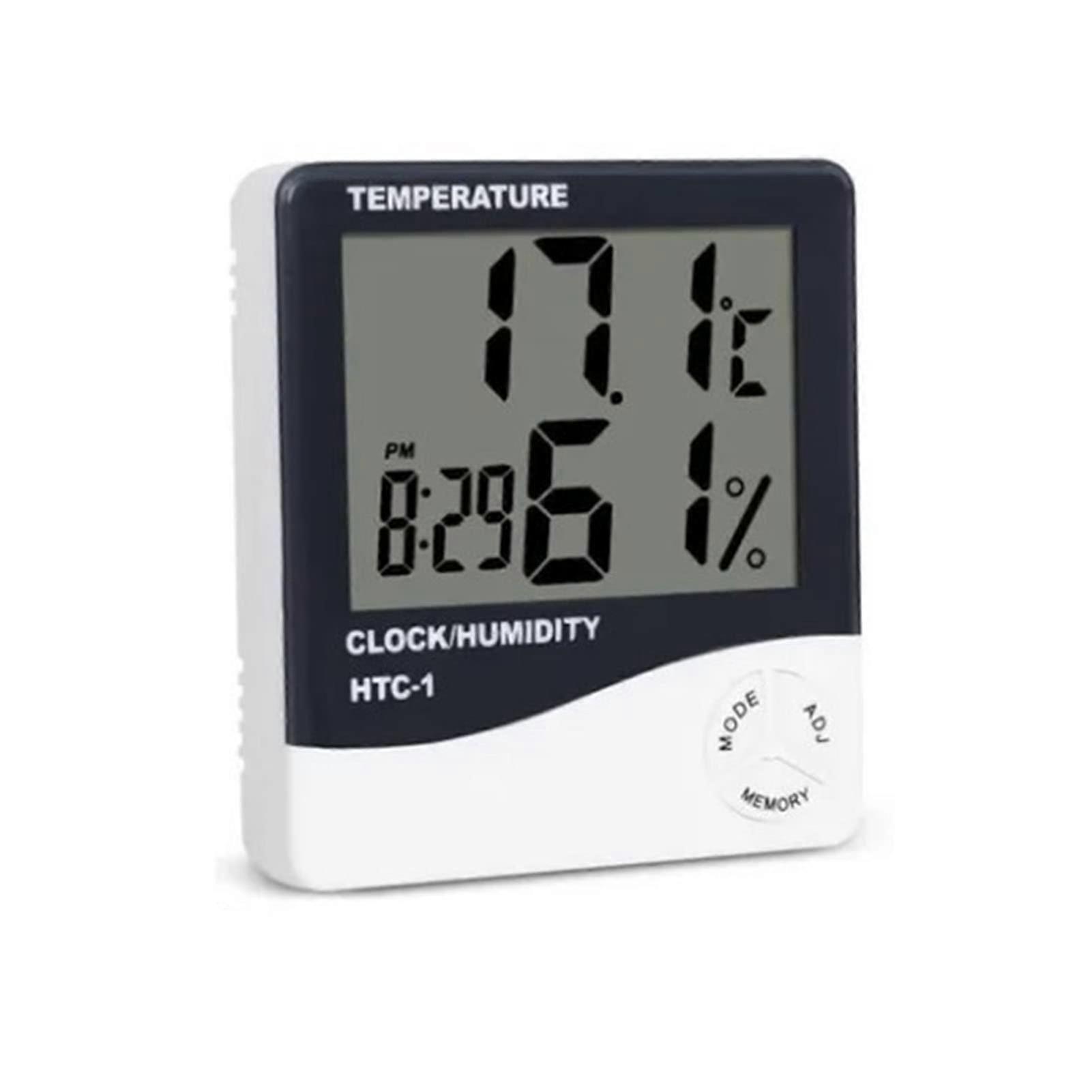 Indoor Thermometer Hygrometer with Large LCD Display for Accurate Climate Monitoring Home Office