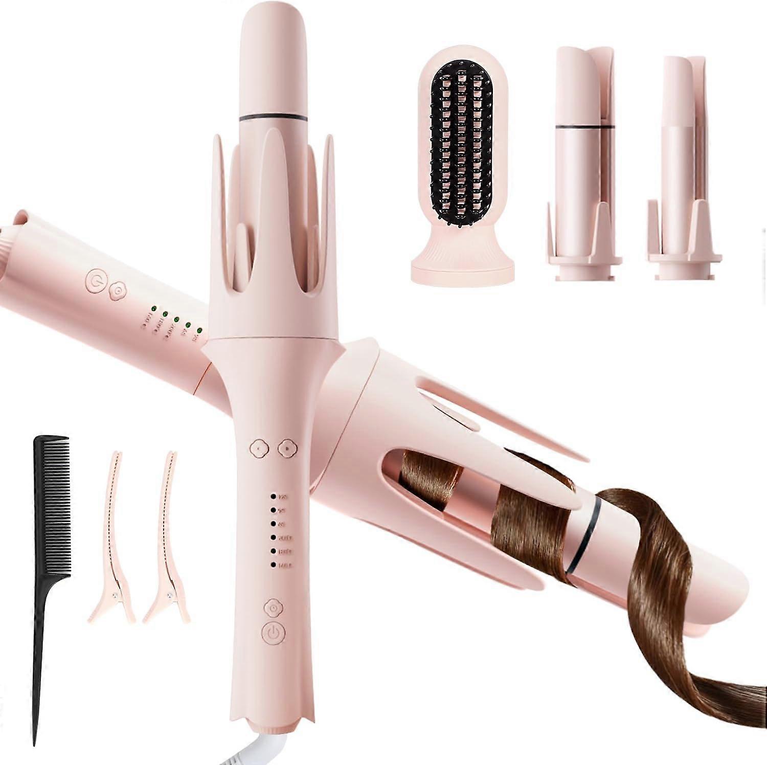 Auto Hair Curler| Automatic Curling Iron with 4 Temperature & 3 Timer| Automatic Shut-Off