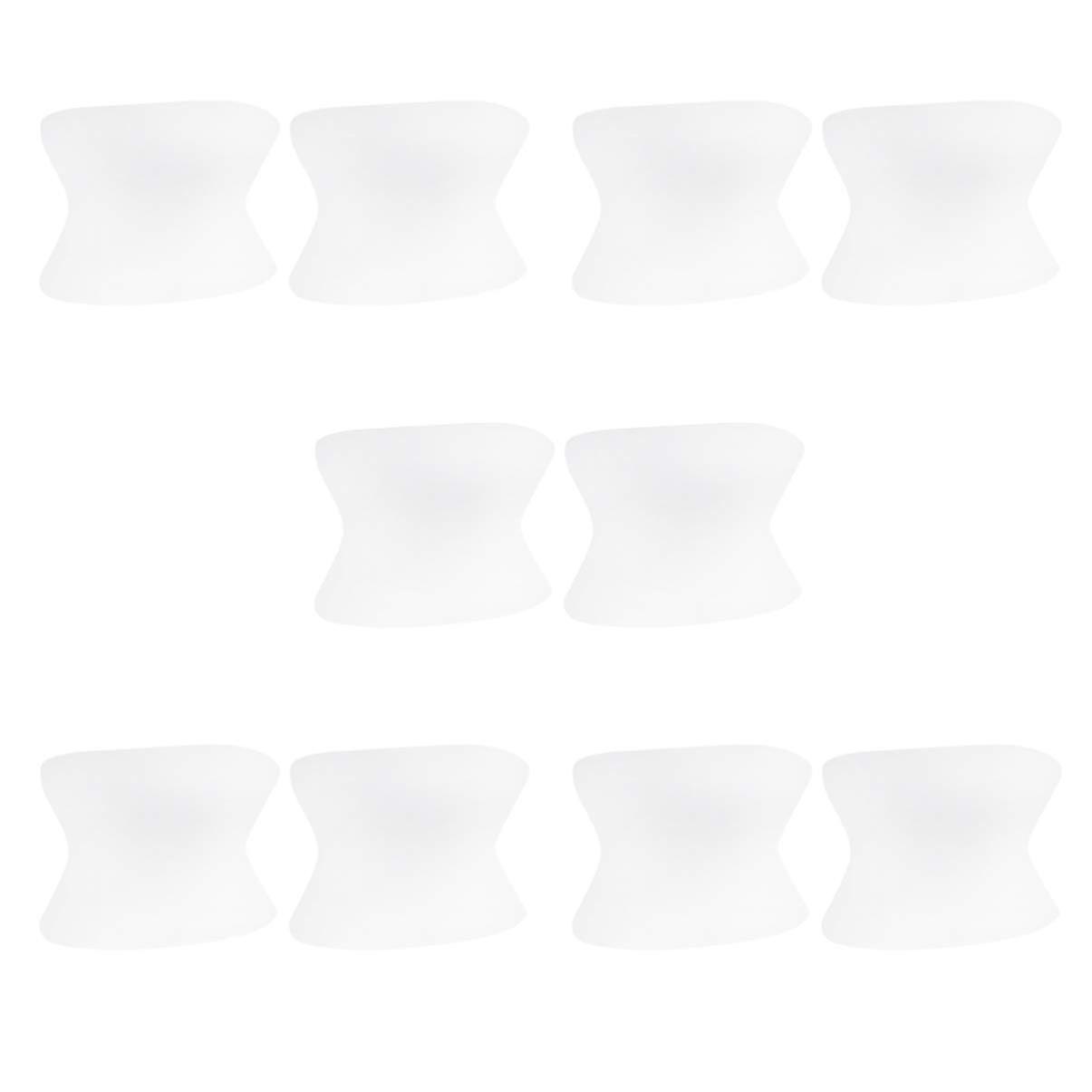 Toe Separators for Bunion Relief and Overlapping Toes, Small Size Washable Reusable Spacers