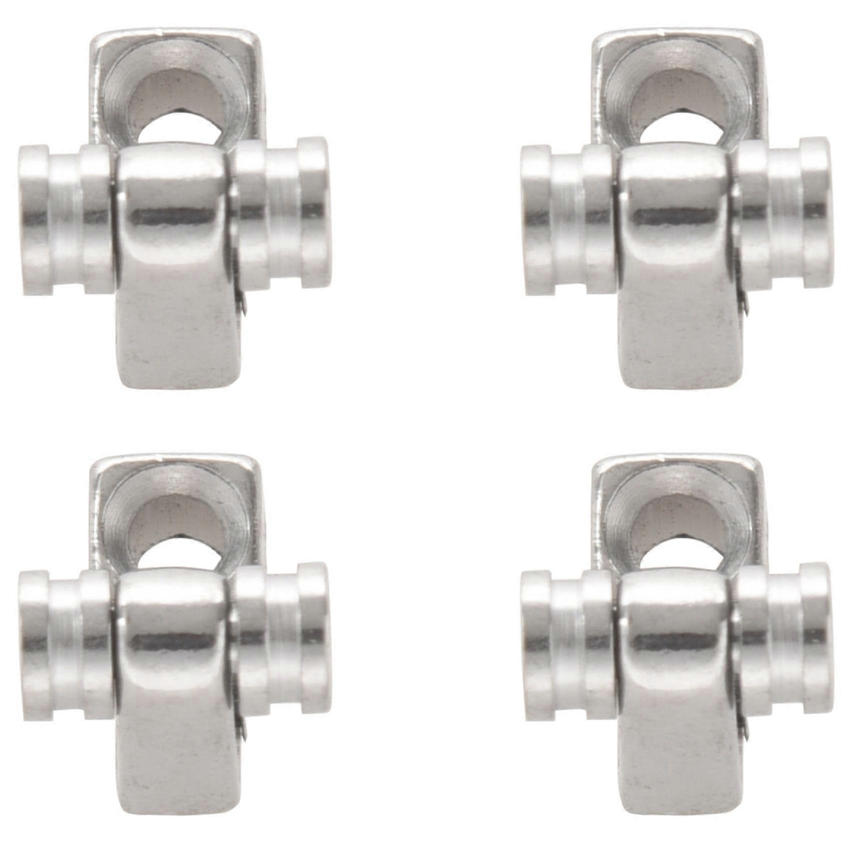 4x Chrome Roller String Retainer Trees Guitar Parts