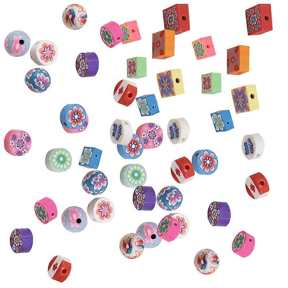 DIY Jewelry Making Pendants With Mixed Style Square Shape Creative Assorted Color 1 Set