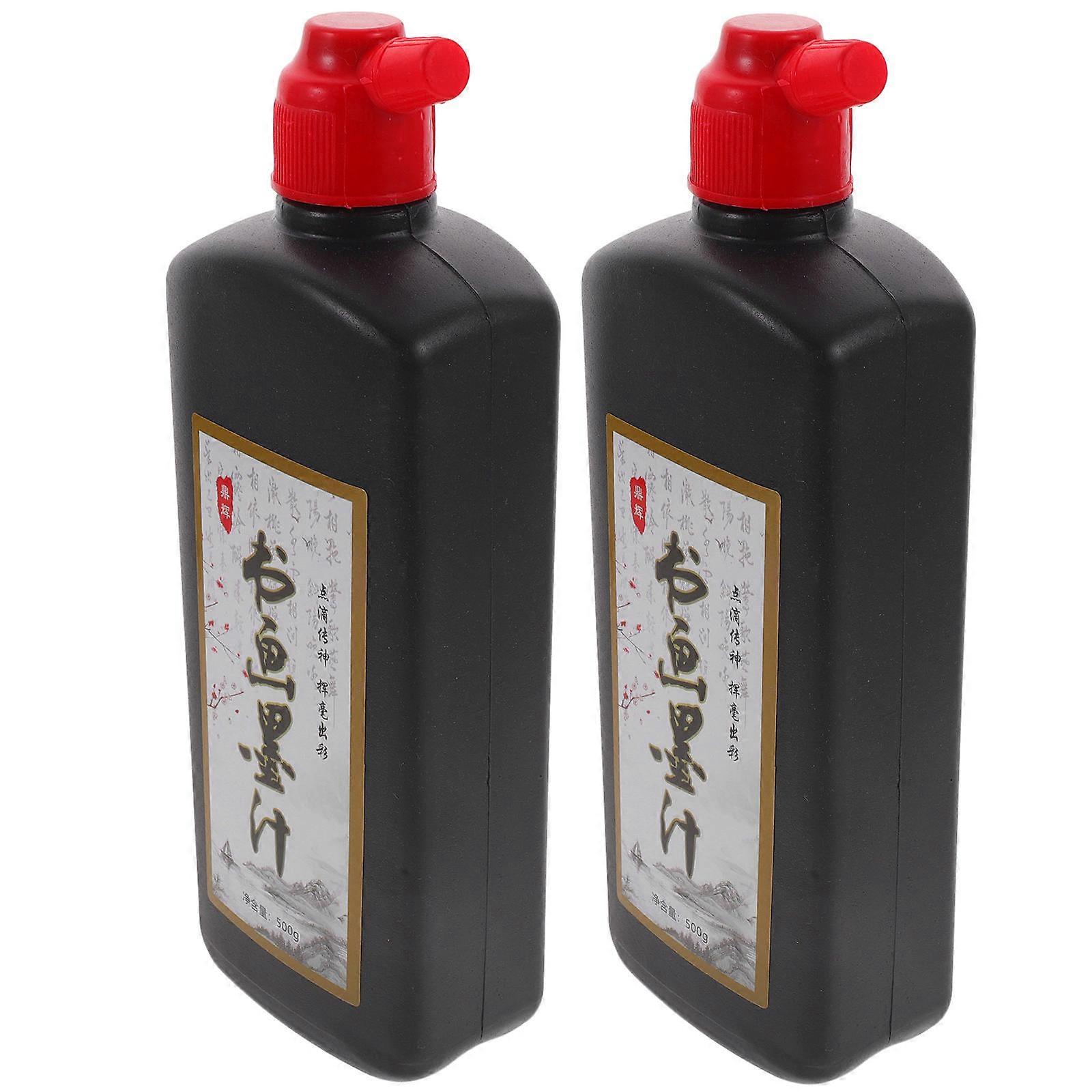 Chinese Calligraphy Ink Set 2Pcs Multi Stationeries Smooth Writing Craft Making