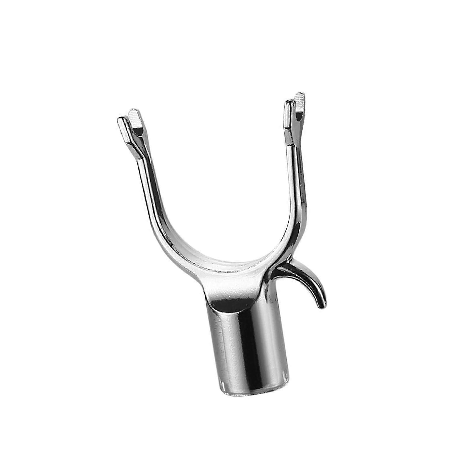 Closet Rod Hook Aluminum Alloy End Hook 16/19mm RustResistant for SpaceSaving Storage