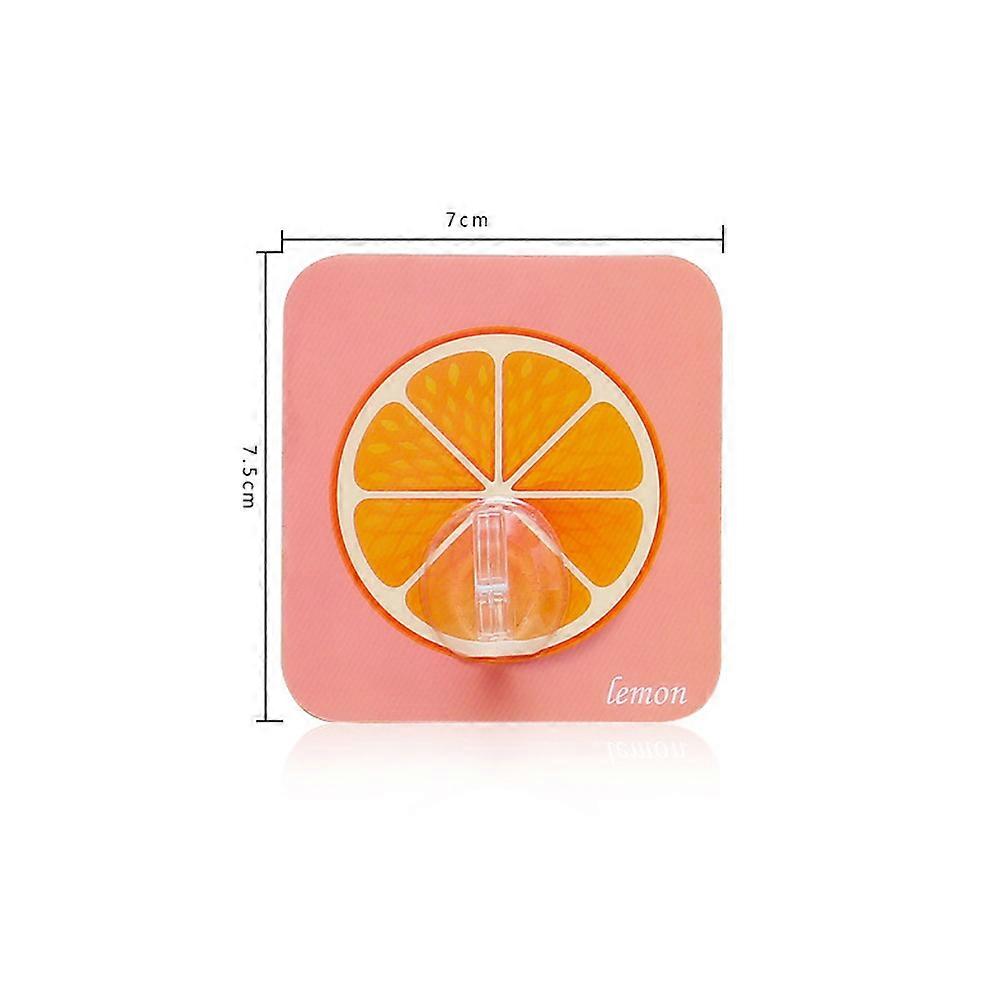 Sticky Hook Fruit Pattern Strong Sticky Hooks for Hanging 10Pcs Pack Organizer