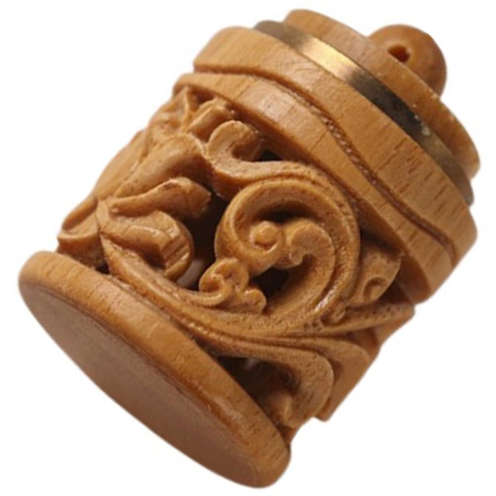 Decorative Diffuser Pendant Wooden Bottle for Car Hanging with 4Pcs Set