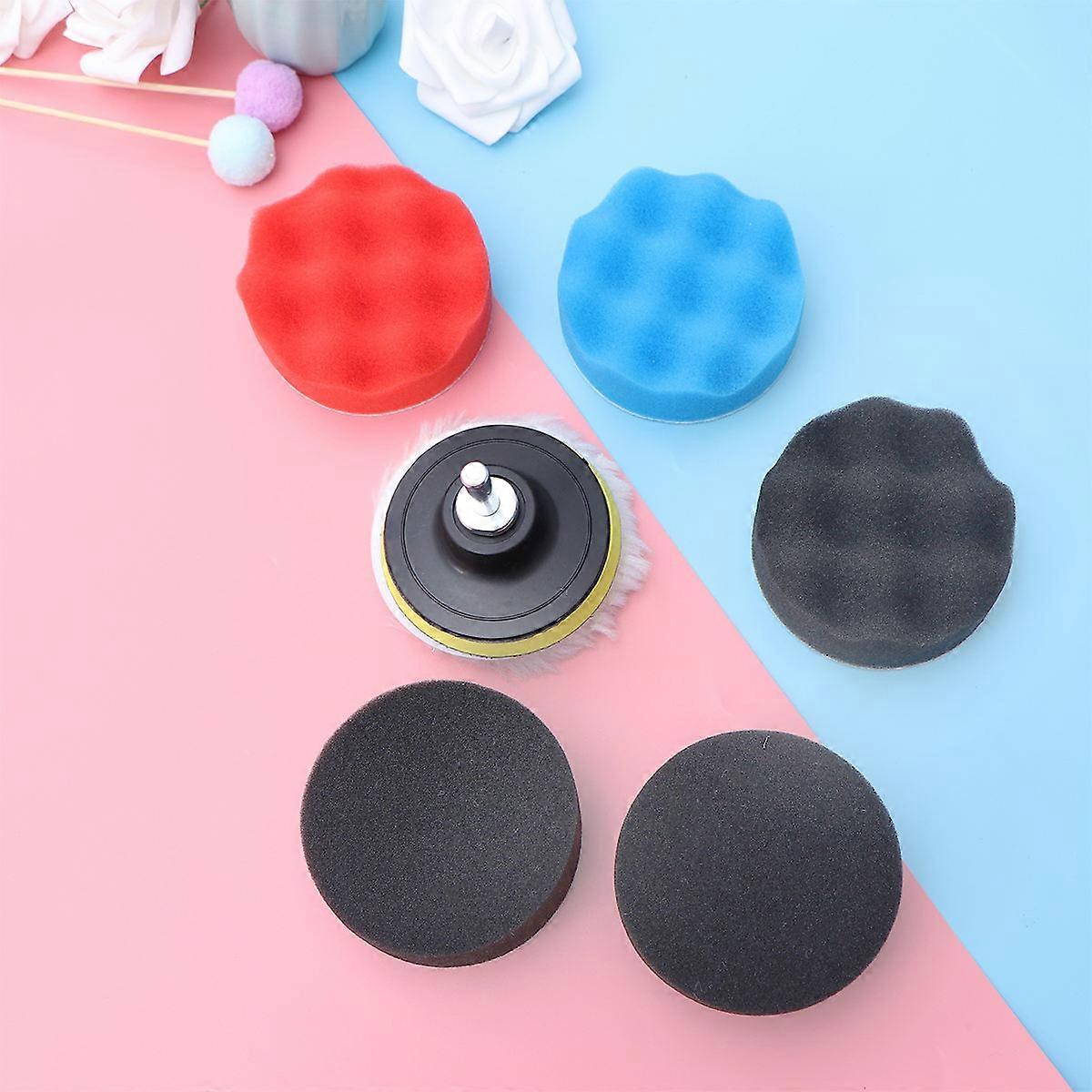 Car Buffing Pads Polishing Pads Waxing Wheel for Car 7Pcs Buffer Kit