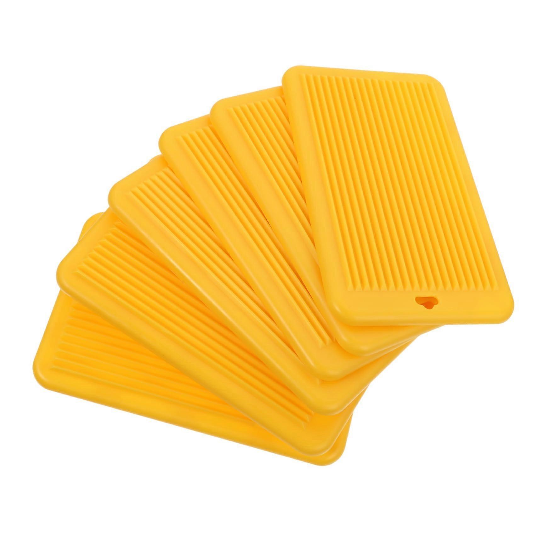 6pcs Plastic Gnocchi Board Pasta Maker Set Easy Clean Multi Shape Molding for Home Cooking